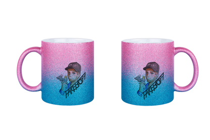 Fakeboy7 Logo - Glitzertassen