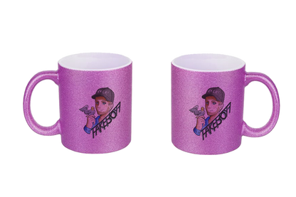 Fakeboy7 Logo - Glitzertassen