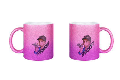 Fakeboy7 Logo - Glitzertassen