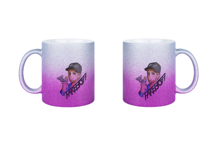 Fakeboy7 Logo - Glitzertassen