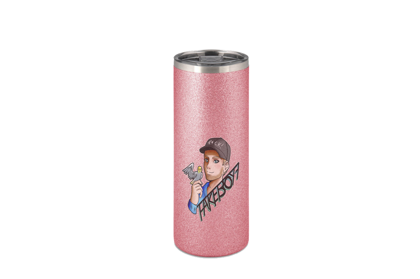 Fakeboy7 Logo - Edelstahl Thermoflaschen / Thermobecher