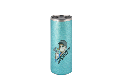 Fakeboy7 Logo - Edelstahl Thermoflaschen / Thermobecher