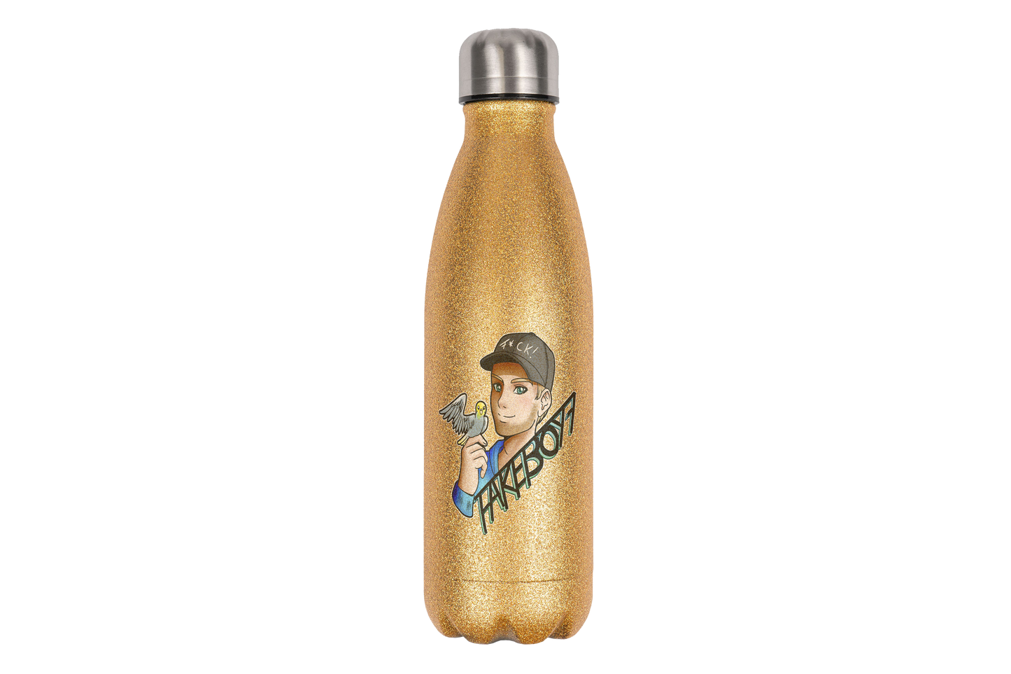 Fakeboy7 Logo - Edelstahl Thermoflaschen / Thermobecher