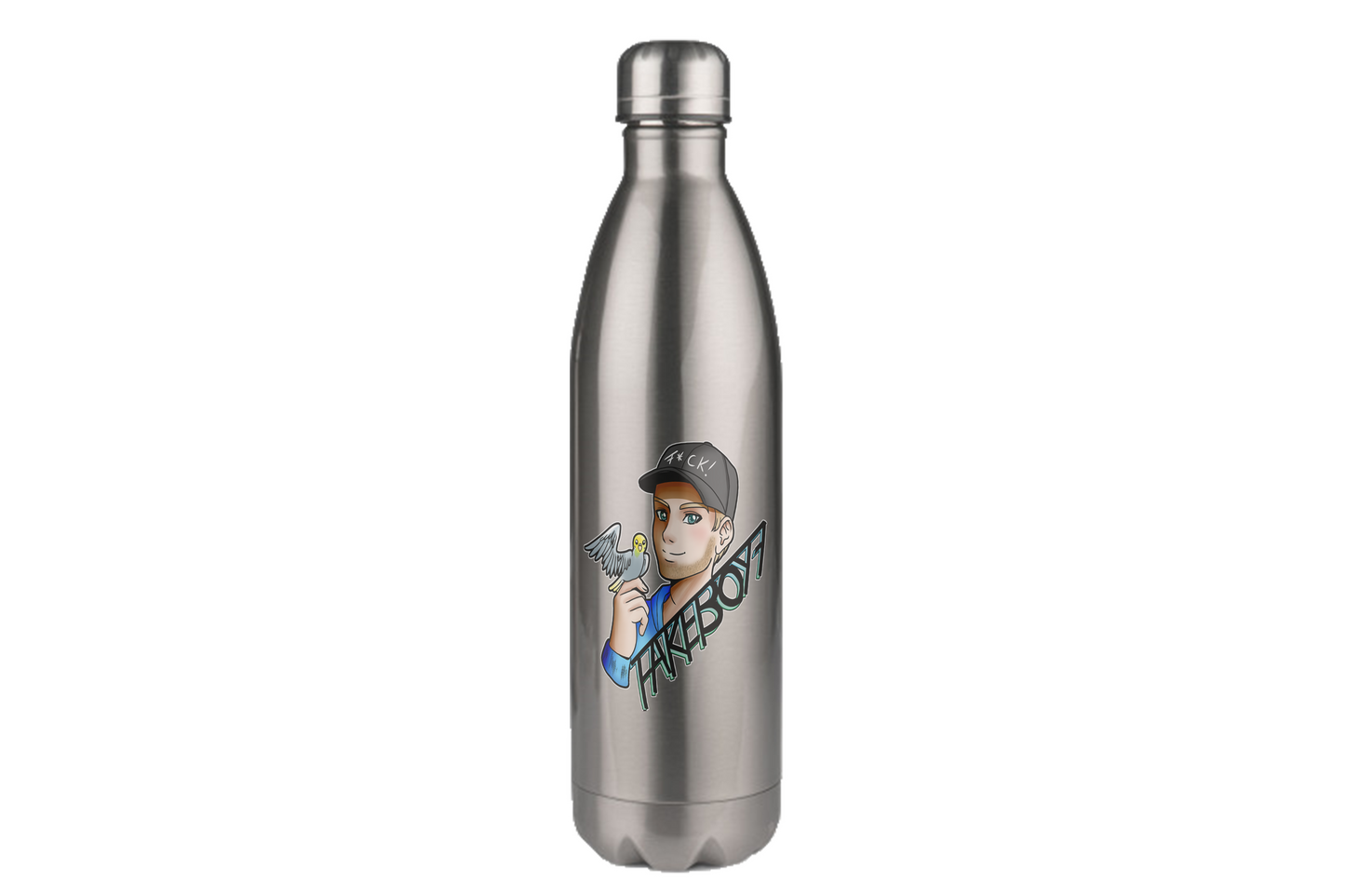 Fakeboy7 Logo - Edelstahl Thermoflaschen / Thermobecher