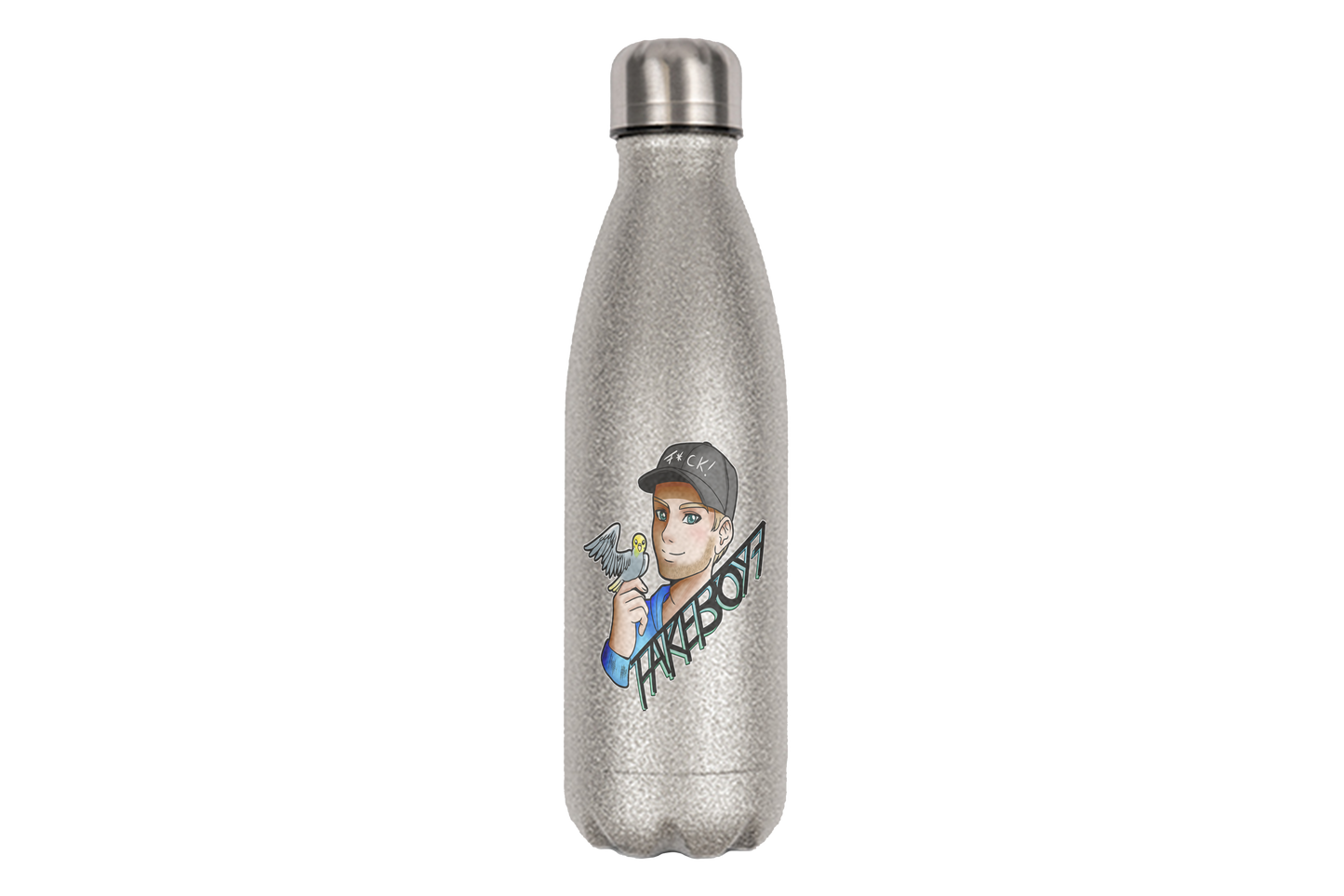 Fakeboy7 Logo - Edelstahl Thermoflaschen / Thermobecher