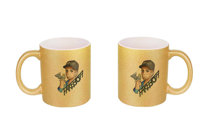 Fakeboy7 Logo - Glitzertassen