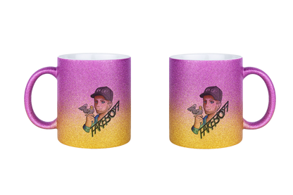 Fakeboy7 Logo - Glitzertassen