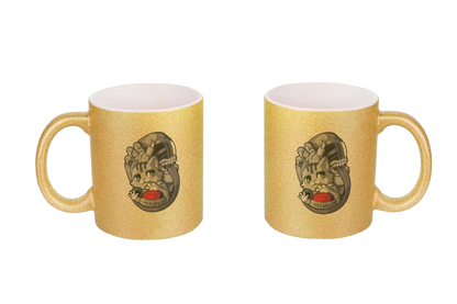 FeineKatze Among Kopf - Glitzertassen