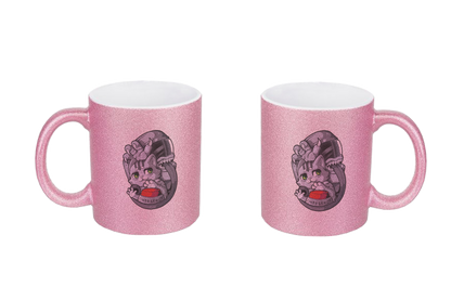 FeineKatze Among Kopf - Glitzertassen