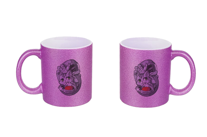 FeineKatze Among Kopf - Glitzertassen