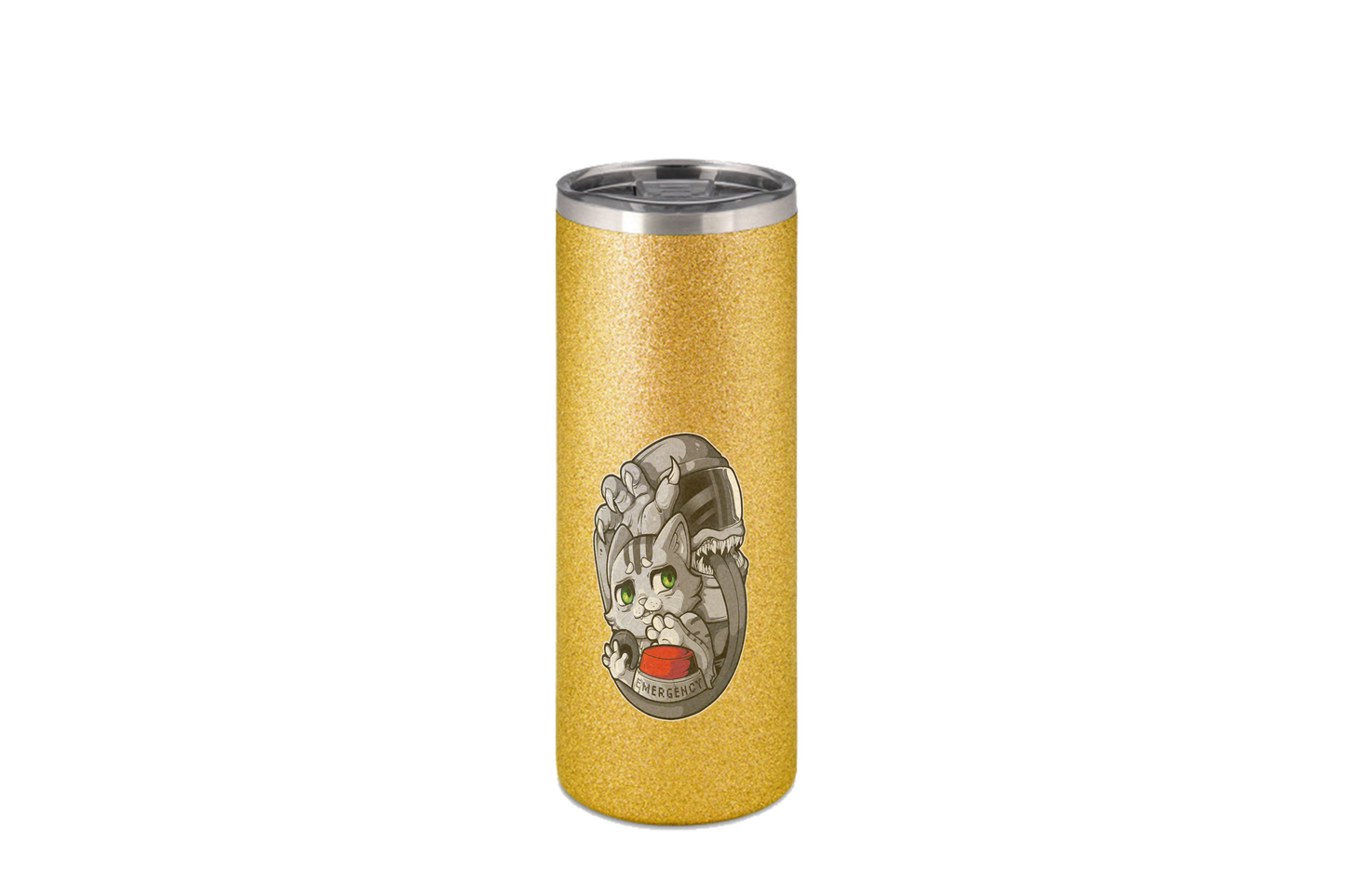 FeineKatze Among Kopf - Edelstahl Thermoflaschen / Thermobecher
