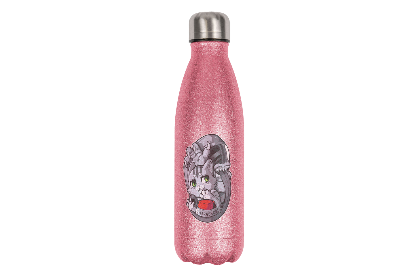 FeineKatze Among Kopf - Edelstahl Thermoflaschen / Thermobecher