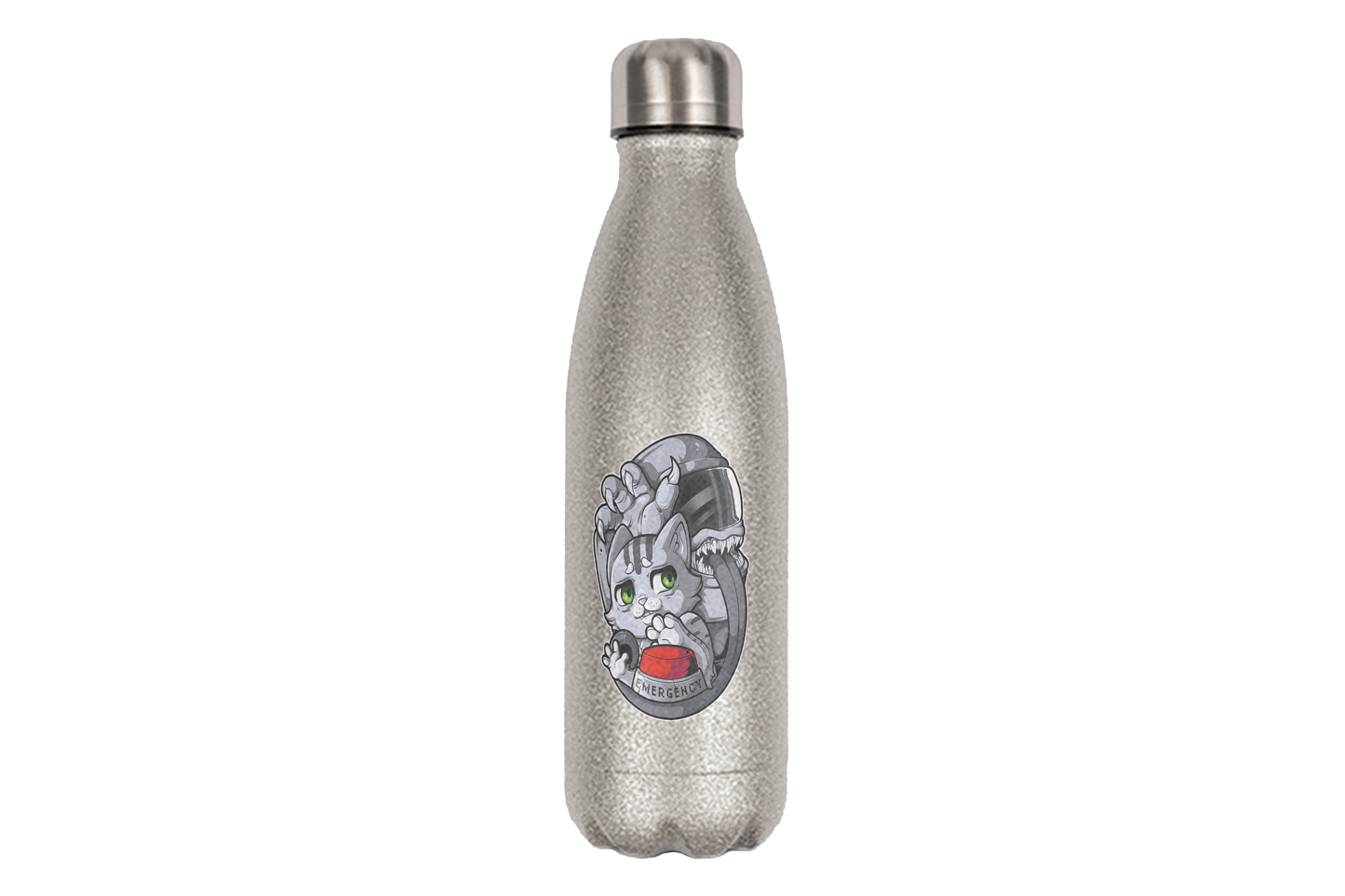FeineKatze Among Kopf - Edelstahl Thermoflaschen / Thermobecher
