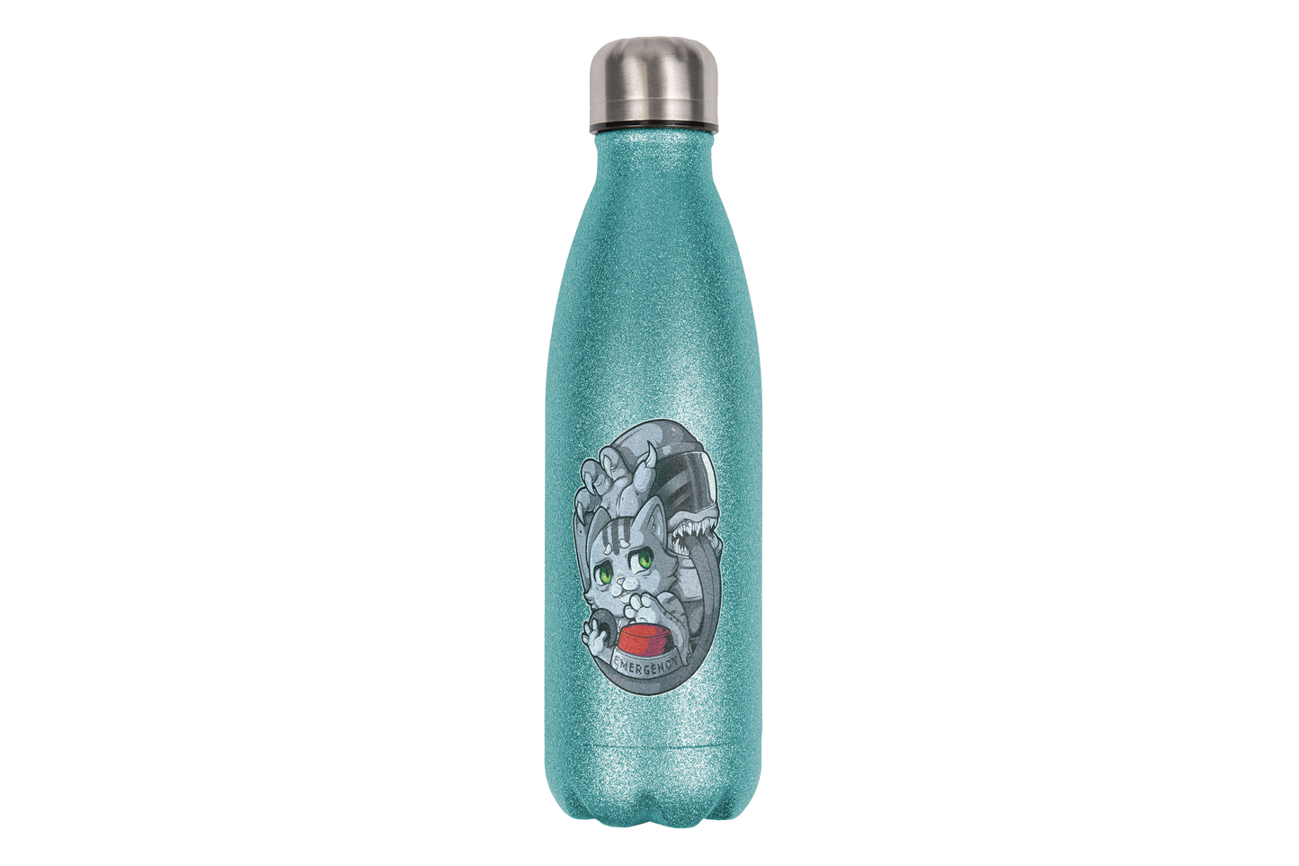 FeineKatze Among Kopf - Edelstahl Thermoflaschen / Thermobecher
