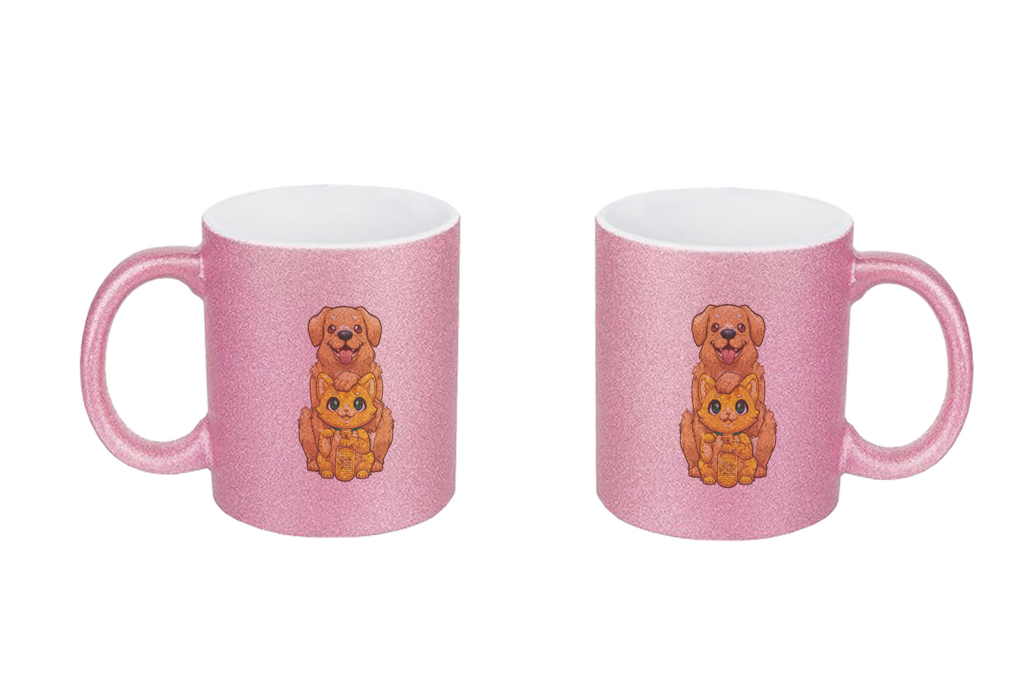 FeineKatze Goldig - Glitzertassen