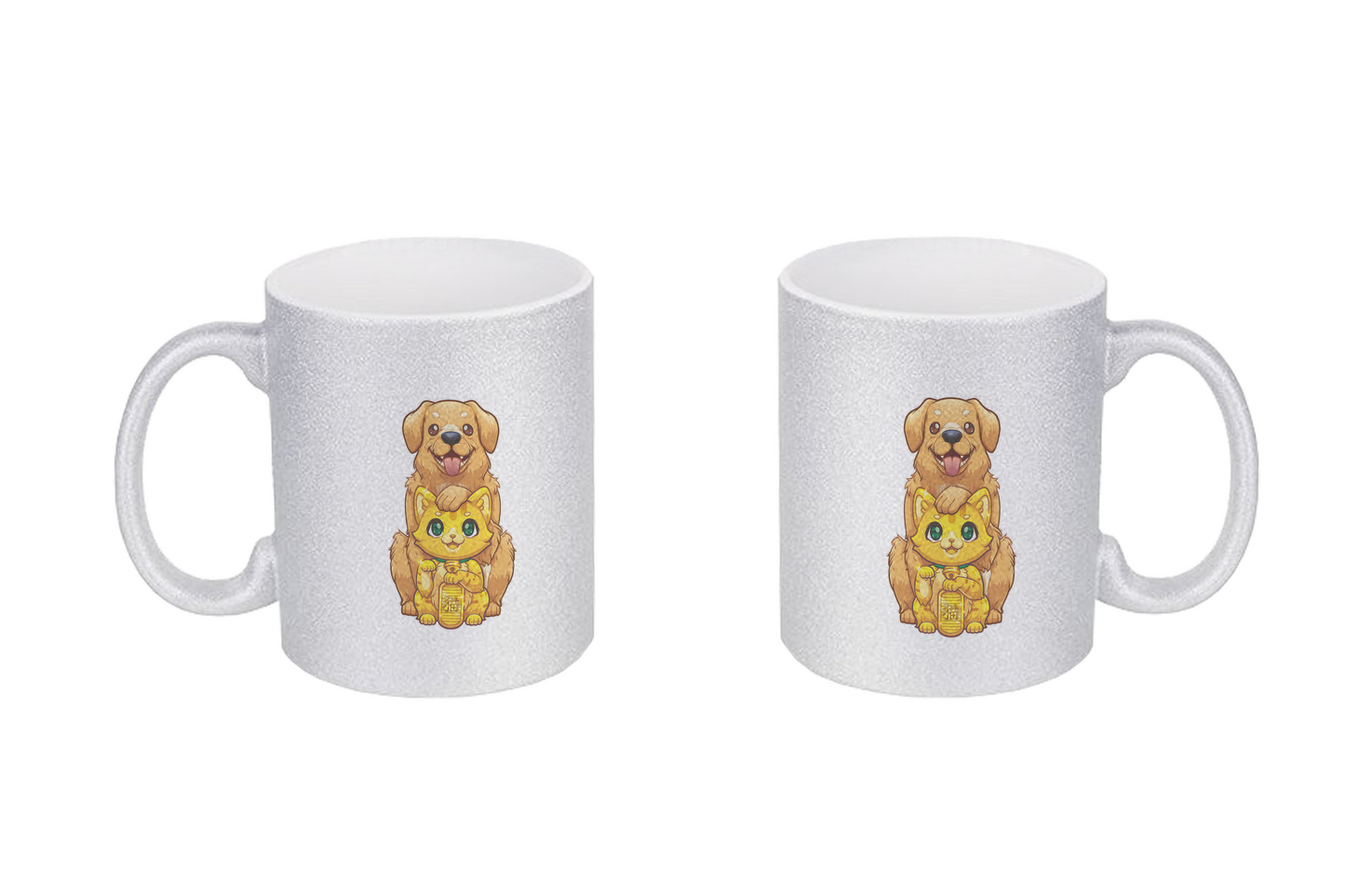 FeineKatze Goldig - Glitzertassen