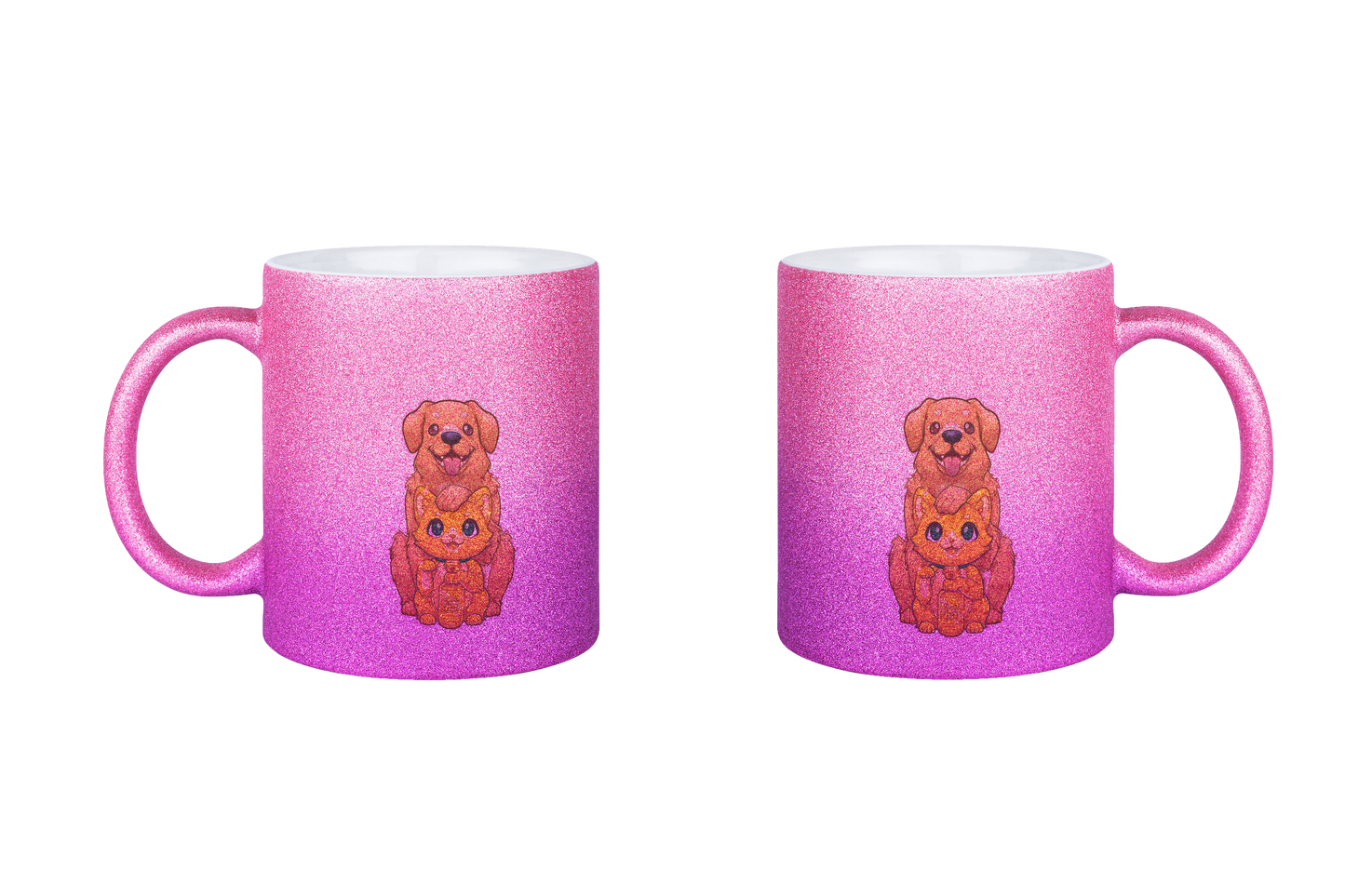 FeineKatze Goldig - Glitzertassen