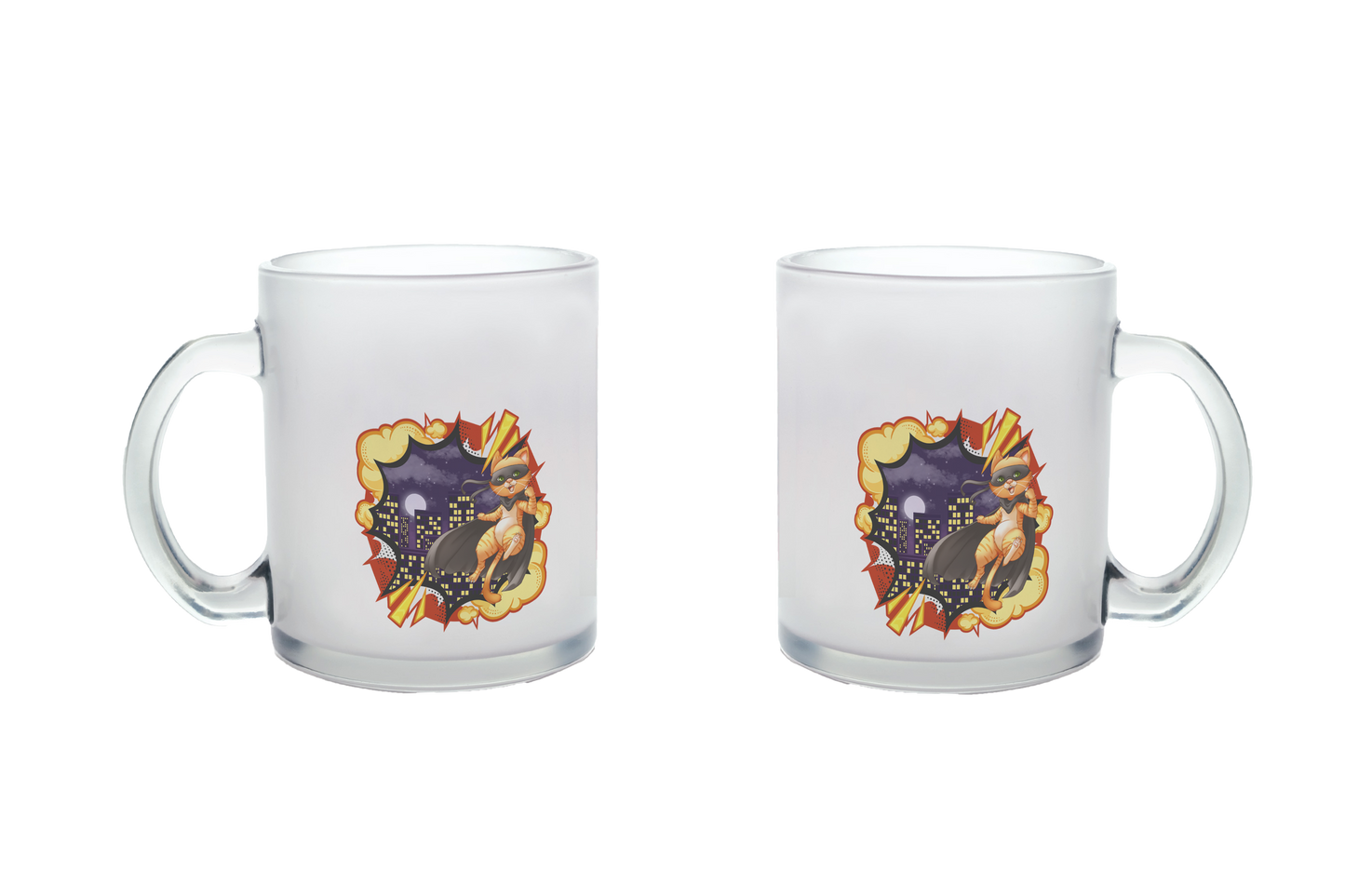 FeineKatze Hero Cat - Glastassen