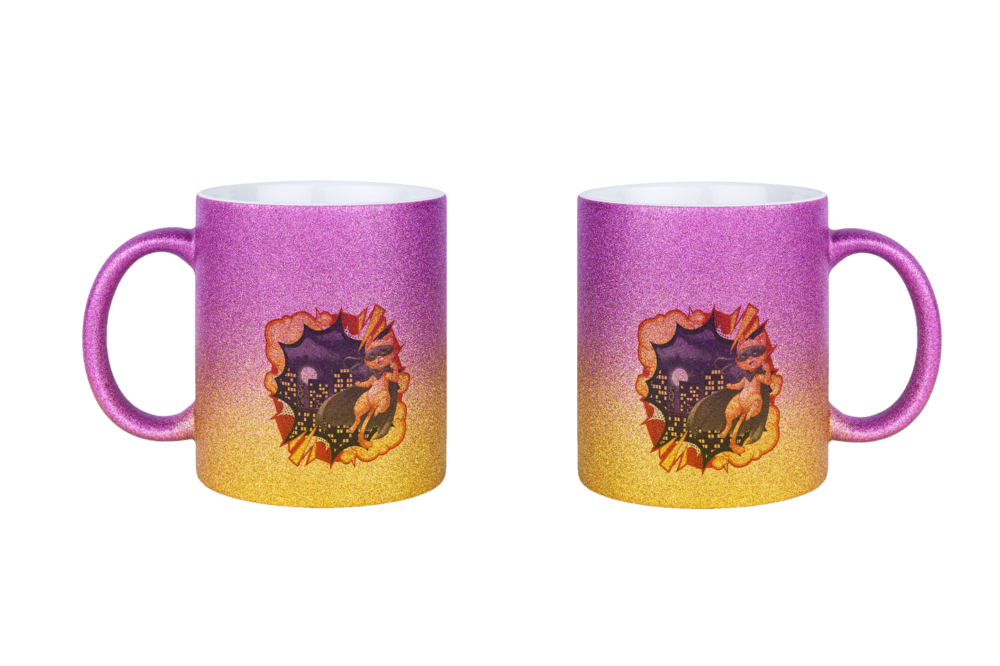 FeineKatze Hero Cat - Glitzertassen