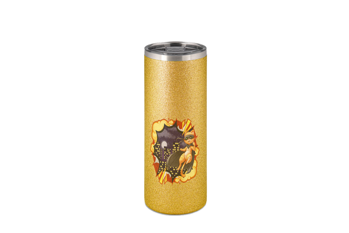 FeineKatze Hero Cat - Edelstahl Thermoflaschen / Thermobecher