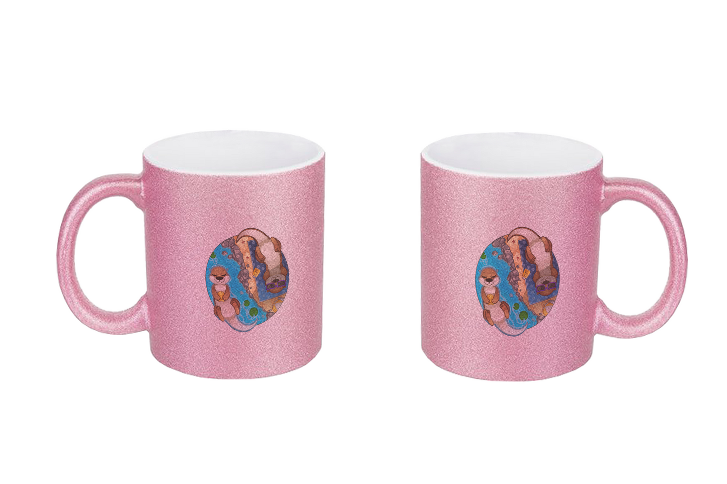 FeineKatze Otter - Glitzertassen
