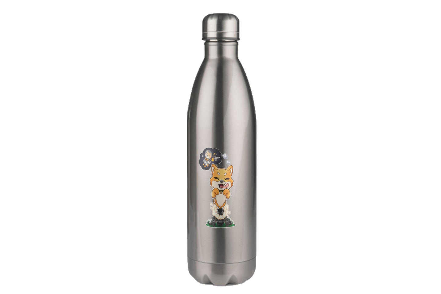 FeineKatze Shiba Astronaut - Edelstahl Thermoflaschen / Thermobecher