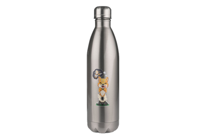 FeineKatze Shiba Astronaut - Edelstahl Thermoflaschen / Thermobecher