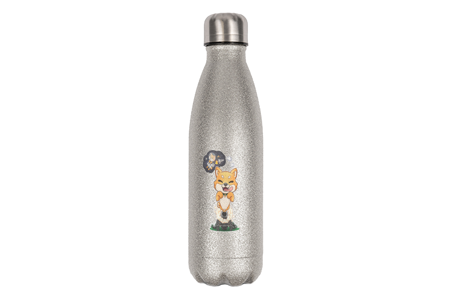 FeineKatze Shiba Astronaut - Edelstahl Thermoflaschen / Thermobecher
