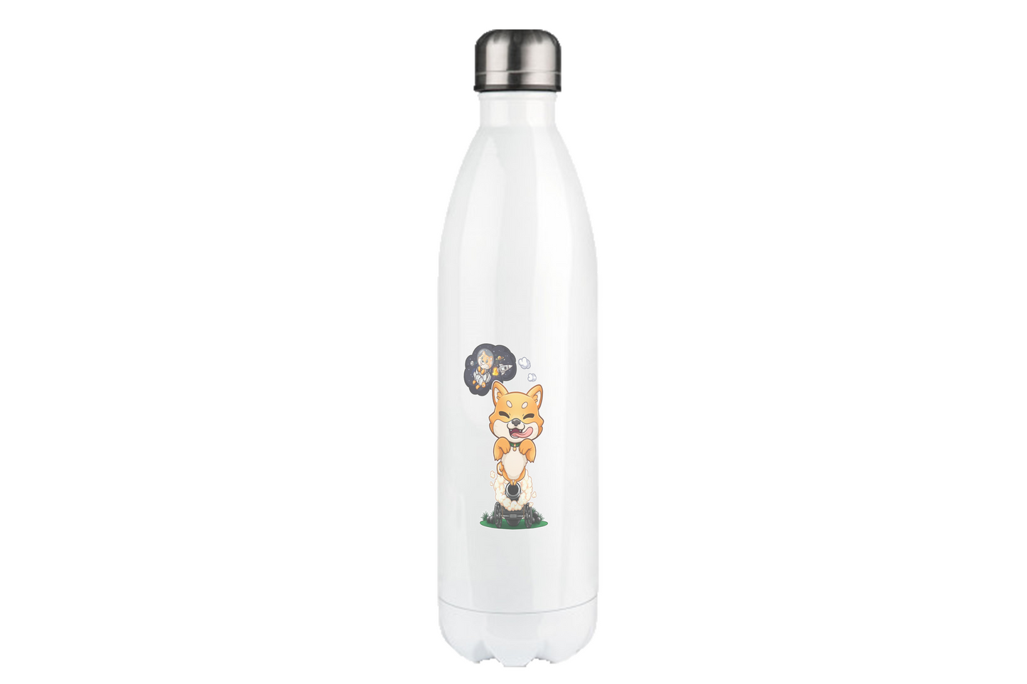 FeineKatze Shiba Astronaut - Edelstahl Thermoflaschen / Thermobecher