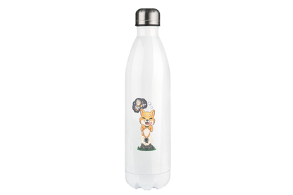 FeineKatze Shiba Astronaut - Edelstahl Thermoflaschen / Thermobecher