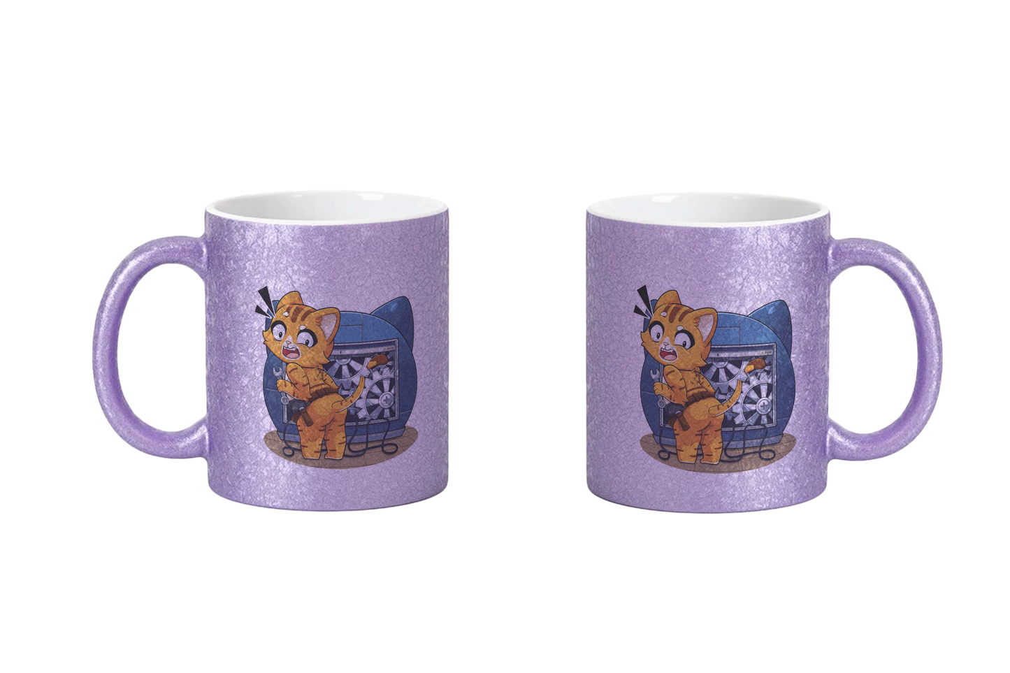 FeineKatze nix Create - CrackleFinish Tassen