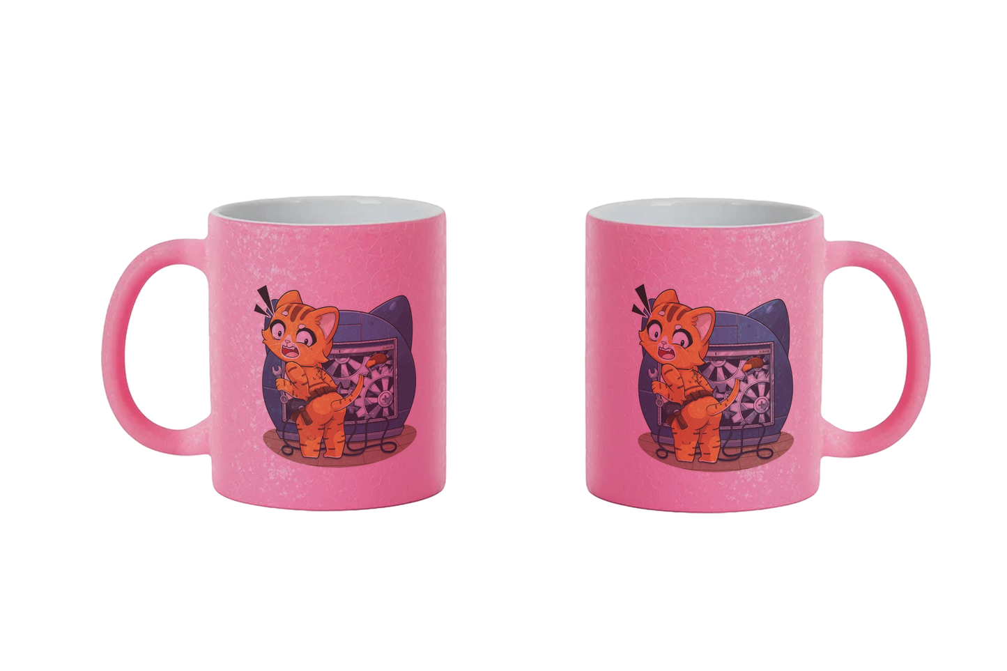 FeineKatze nix Create - CrackleFinish Tassen