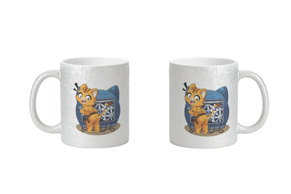 FeineKatze nix Create - CrackleFinish Tassen