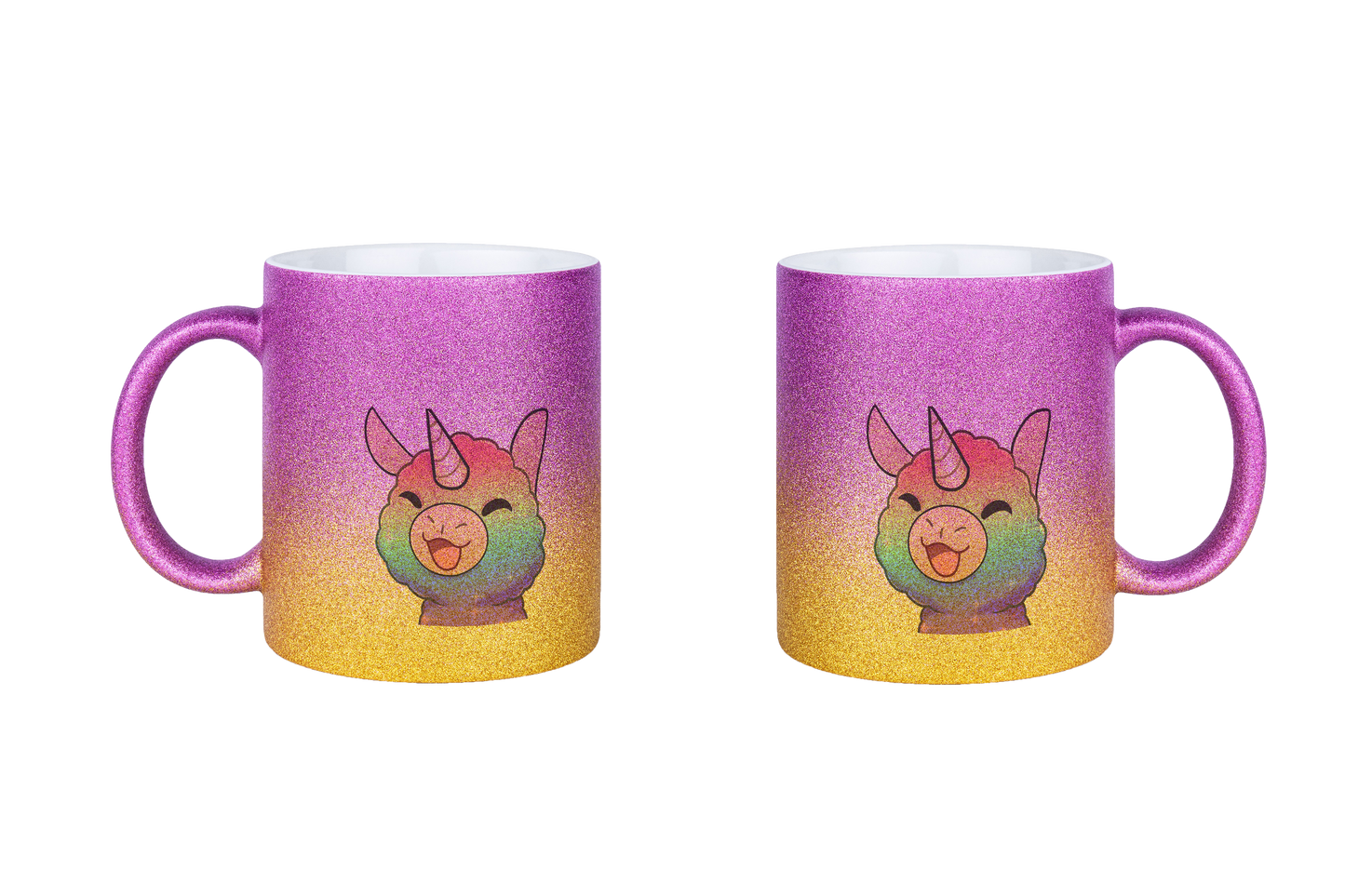FlauschigTV Rainbow - Glitzertassen