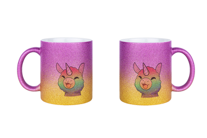 FlauschigTV Rainbow - Glitzertassen