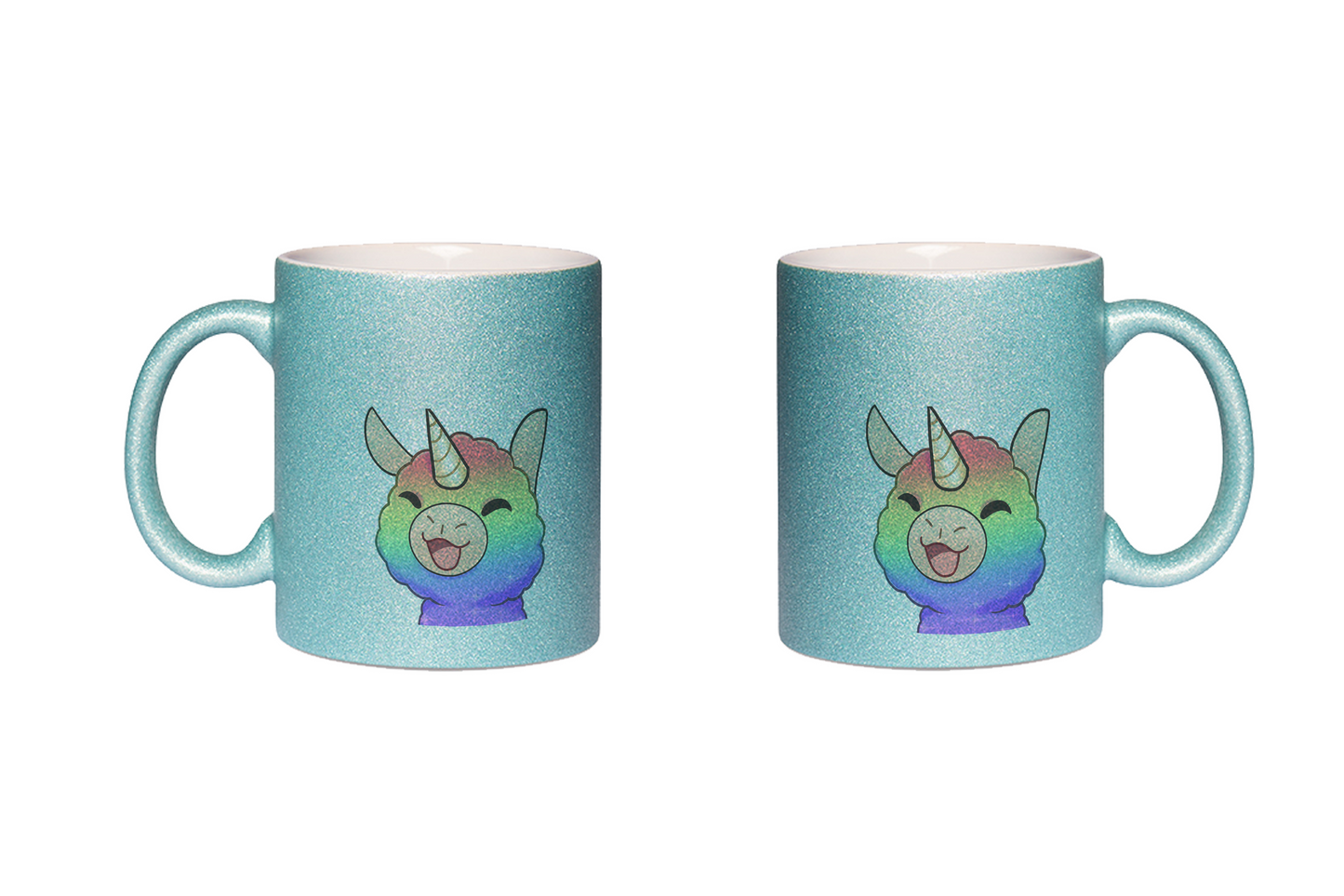 FlauschigTV Rainbow - Glitzertassen