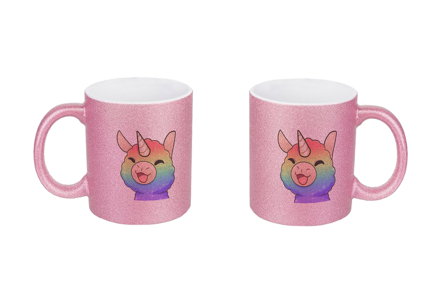 FlauschigTV Rainbow - Glitzertassen
