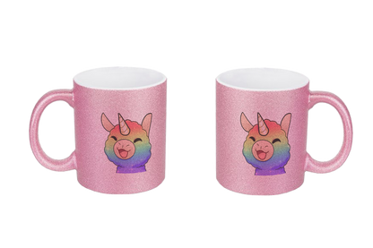 FlauschigTV Rainbow - Glitzertassen