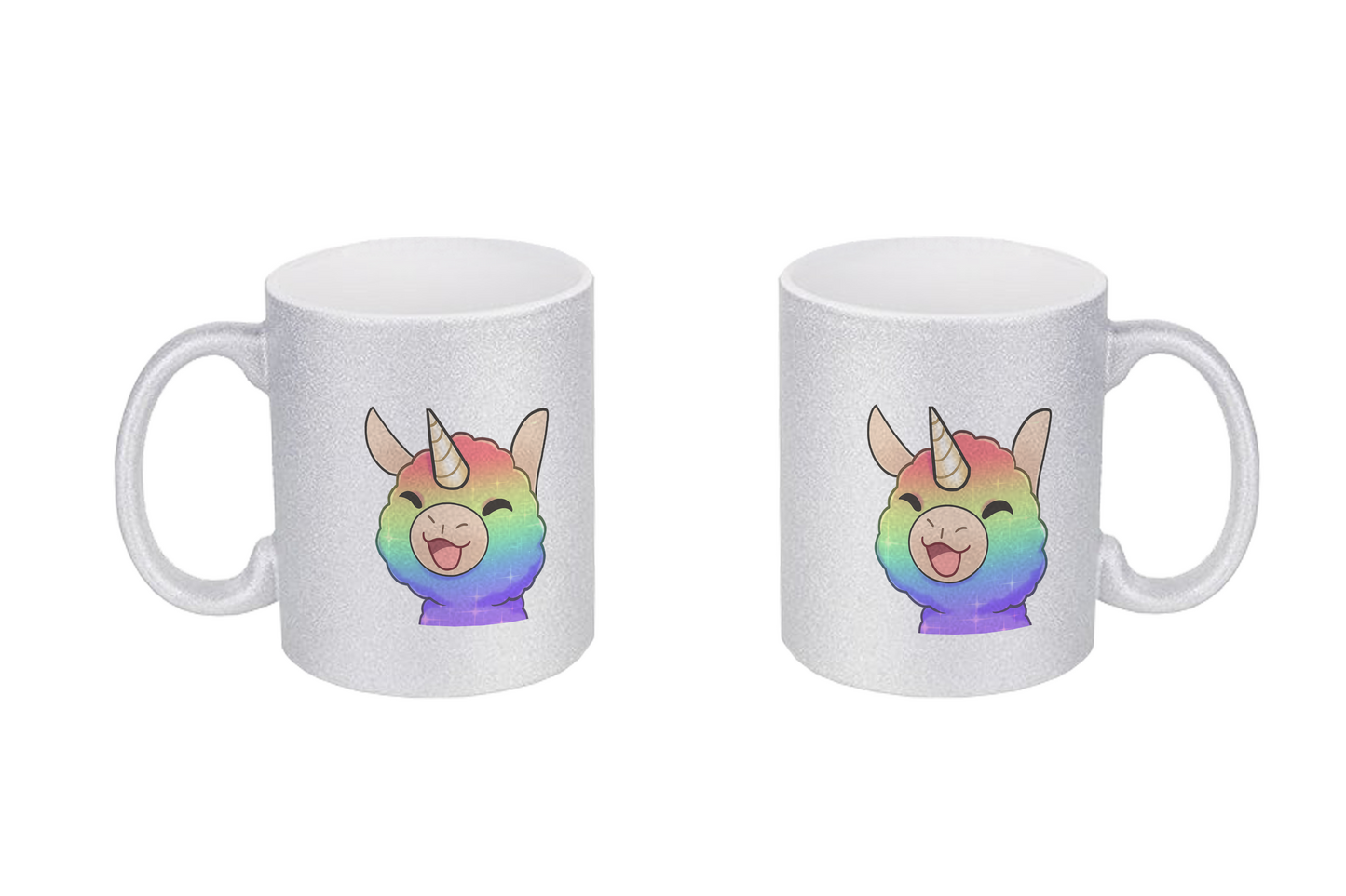 FlauschigTV Rainbow - Glitzertassen