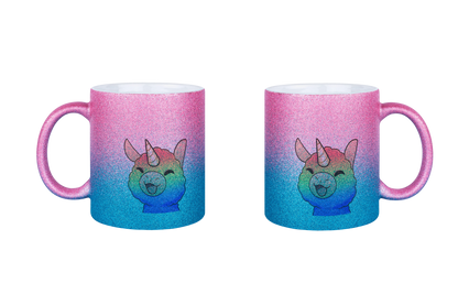 FlauschigTV Rainbow - Glitzertassen