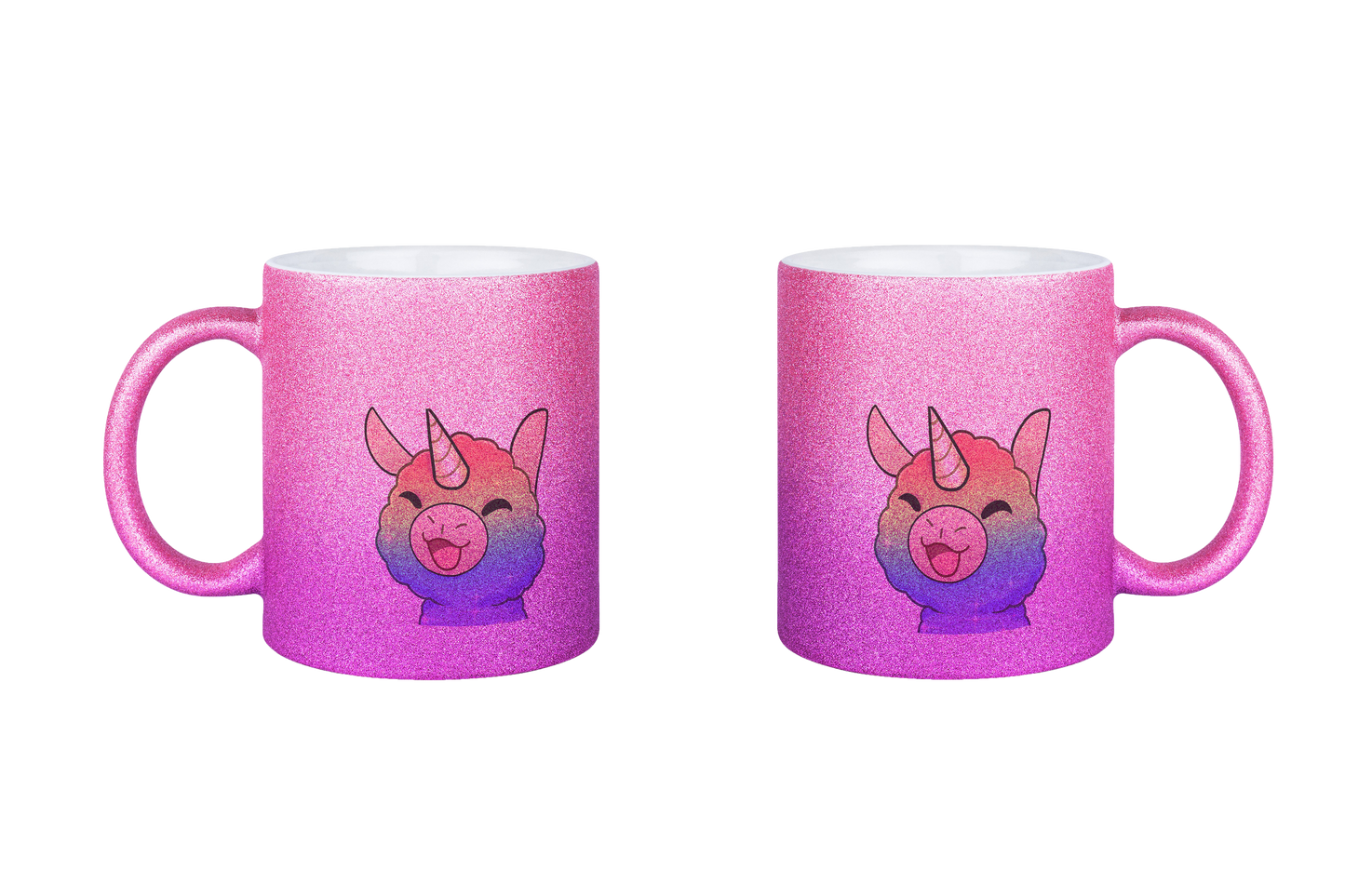 FlauschigTV Rainbow - Glitzertassen