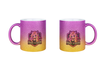 Franzi_Flauschi Logo - Glitzertassen