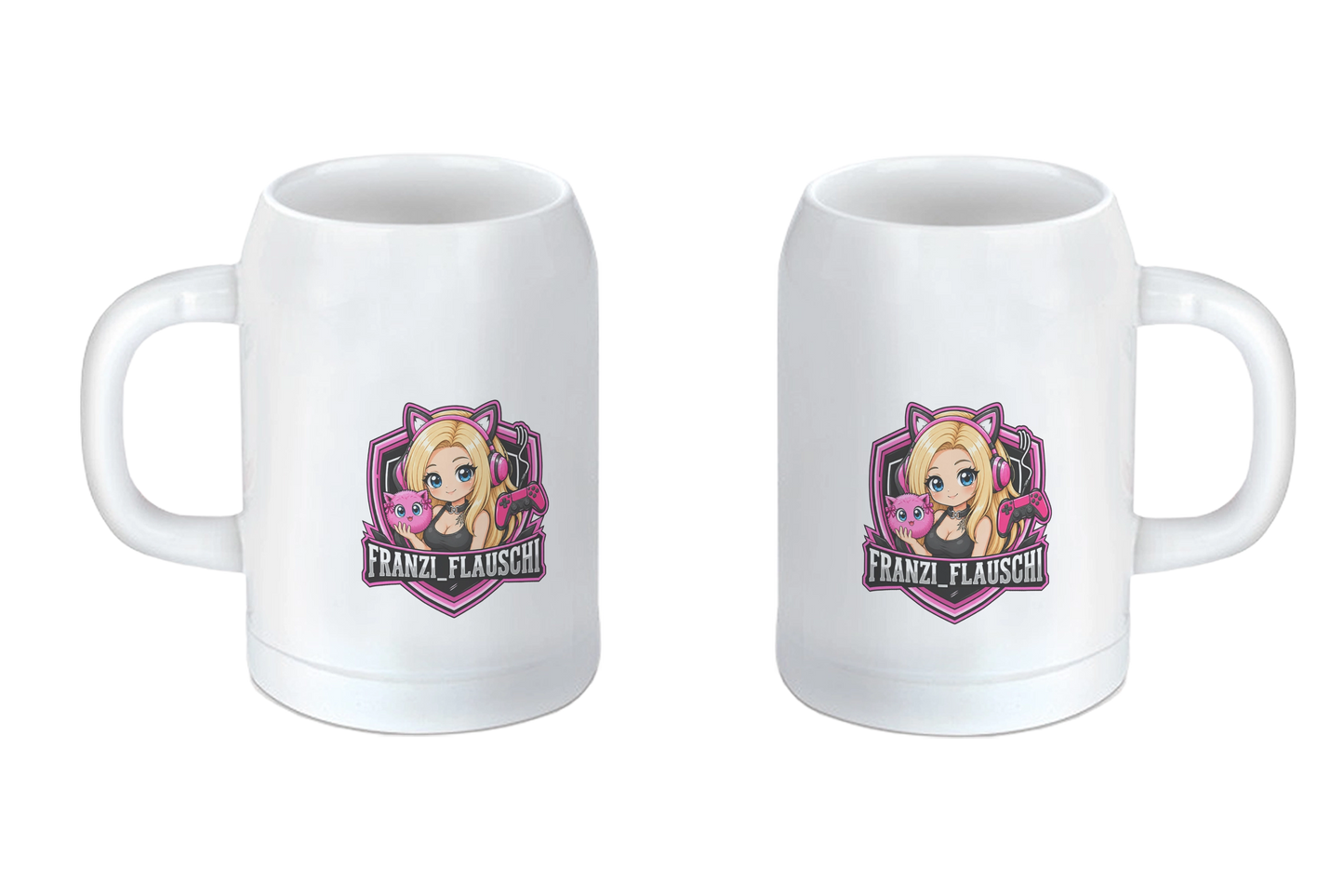 Franzi_Flauschi Logo - Tassen / Magic / XXL / Bierkrüge / Edelstahl