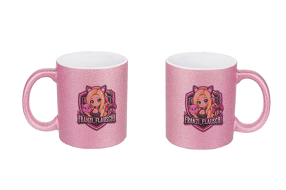 Franzi_Flauschi Logo - Glitzertassen