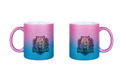 Franzi_Flauschi Logo - Glitzertassen