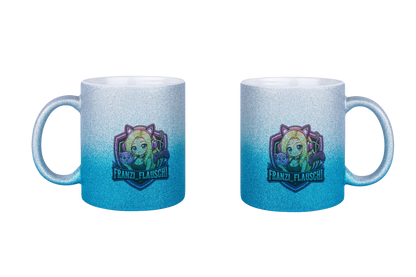 Franzi_Flauschi Logo - Glitzertassen