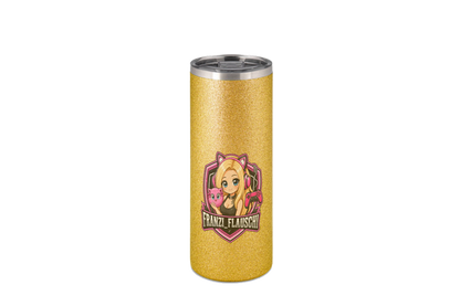 Franzi_Flauschi Logo - Edelstahl Thermoflaschen / Thermobecher