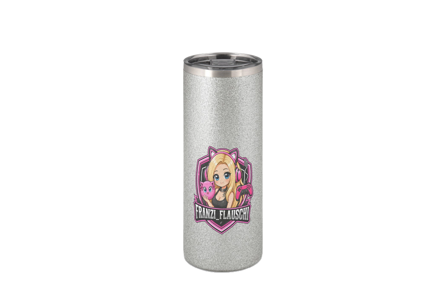 Franzi_Flauschi Logo - Edelstahl Thermoflaschen / Thermobecher