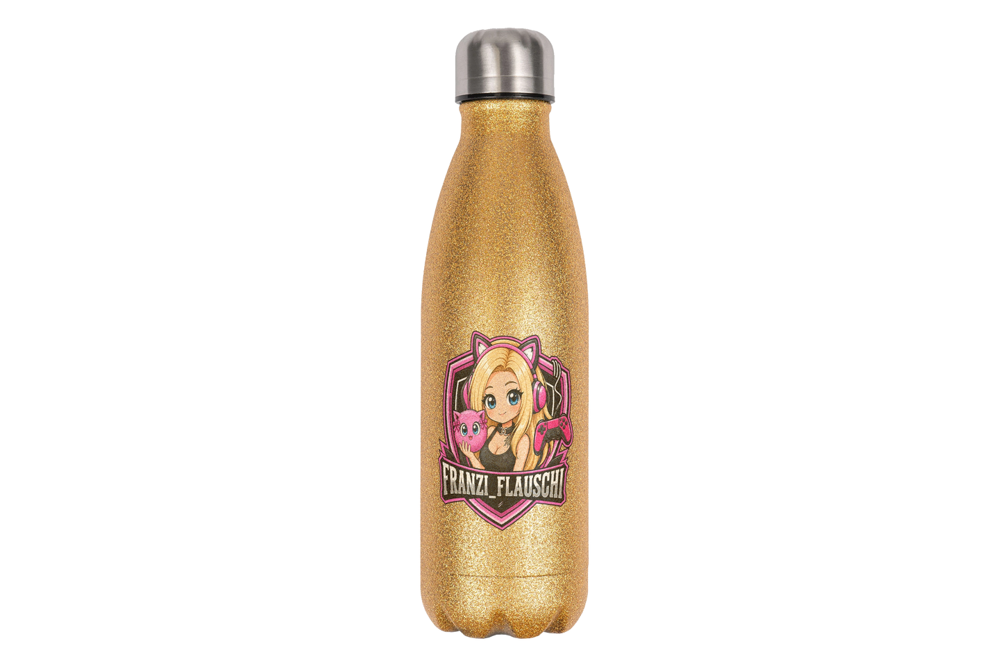Franzi_Flauschi Logo - Edelstahl Thermoflaschen / Thermobecher