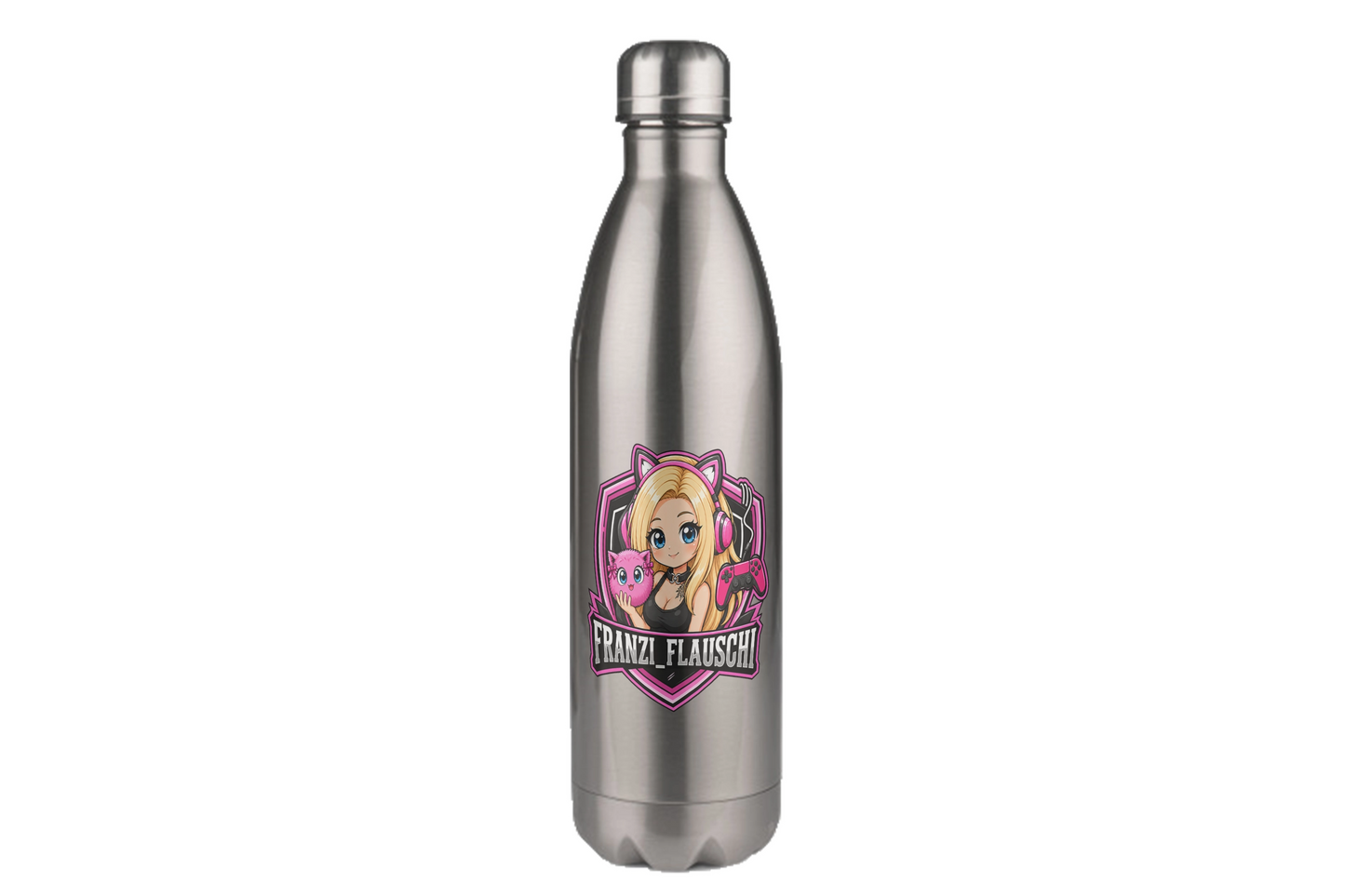 Franzi_Flauschi Logo - Edelstahl Thermoflaschen / Thermobecher